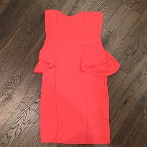 Hot Pink Tube Top Dress